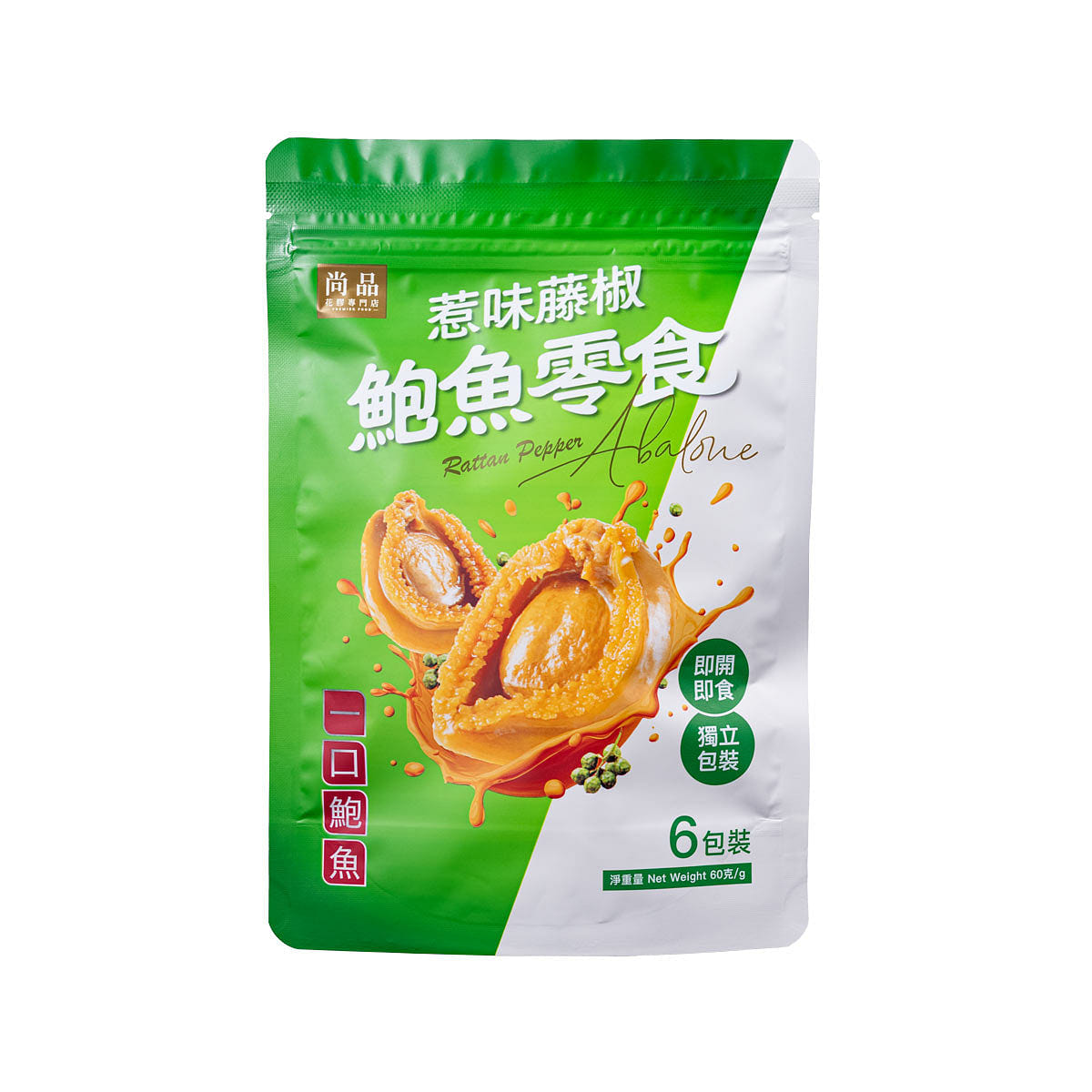 Premier Food Abalone Snack Rattan Pepper 6 count