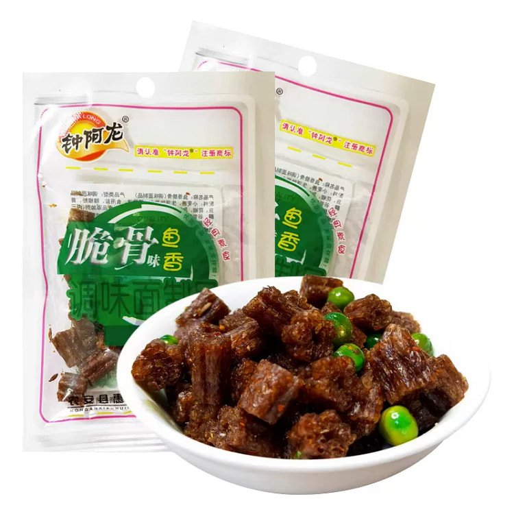 钟阿龙鱼香脆骨味麻辣味辣条18g*5袋 90 克