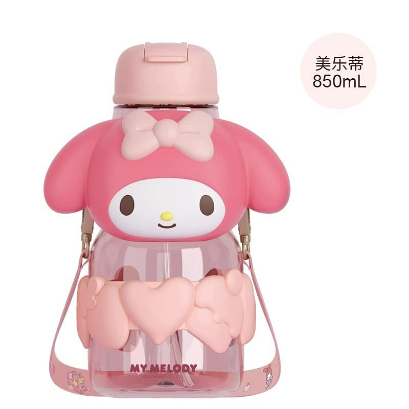 Sanrio Space Water Bottle Gorgeous Sippy Cup Gift 850ML- My Melody 1 each