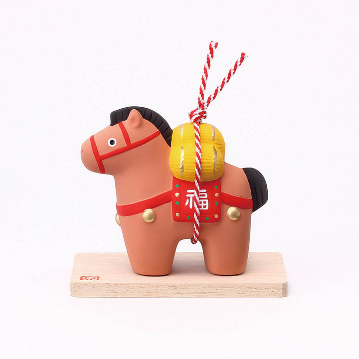 药师窑 锦彩招福 马年摆件 吉祥马 1 份