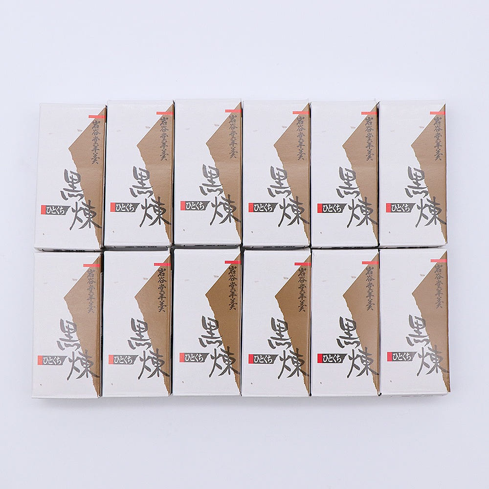 Kaishindo A bite of Yokan Brown Sugar 12pcs Made in Japan 1 each