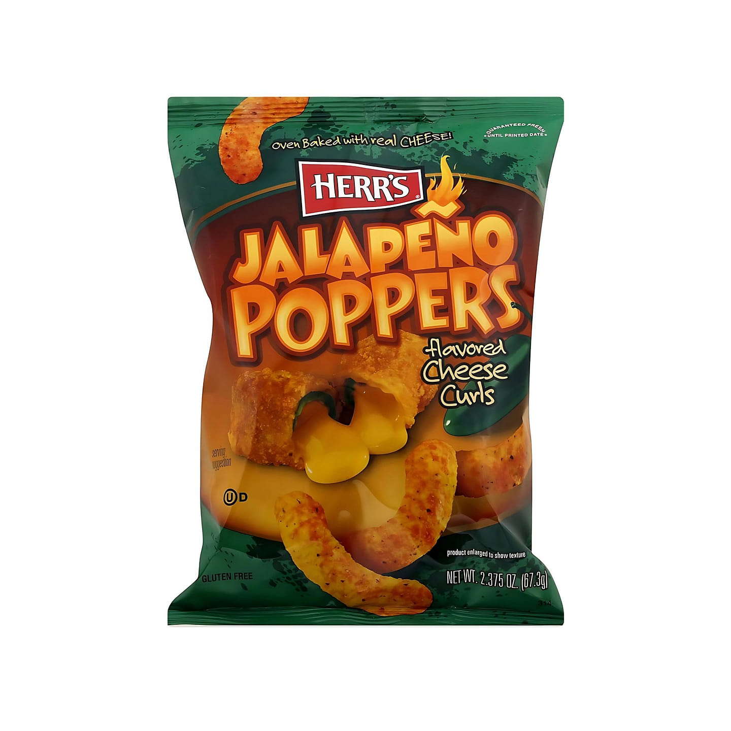 Herr's Jalapeno Popper Cheese Curls (USA) 1 each