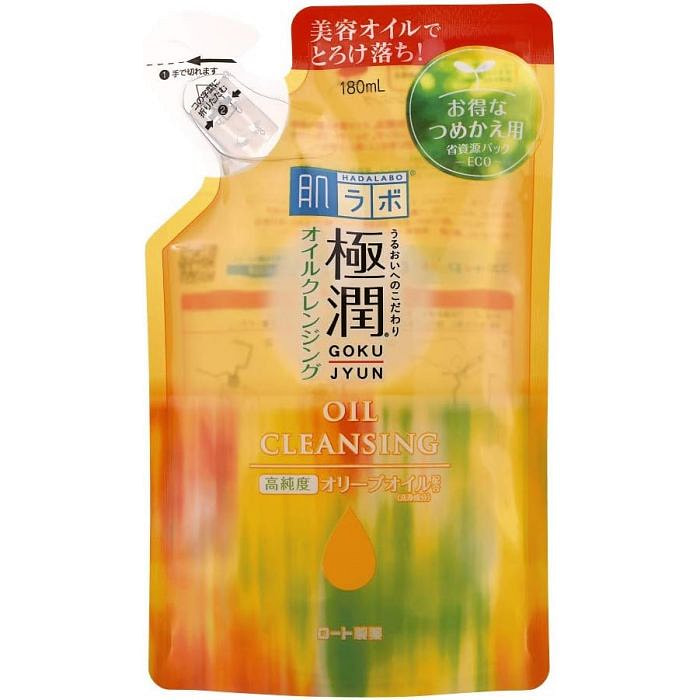 ROHTO乐敦 肌研极润 保湿卸妆油 180ml替换装