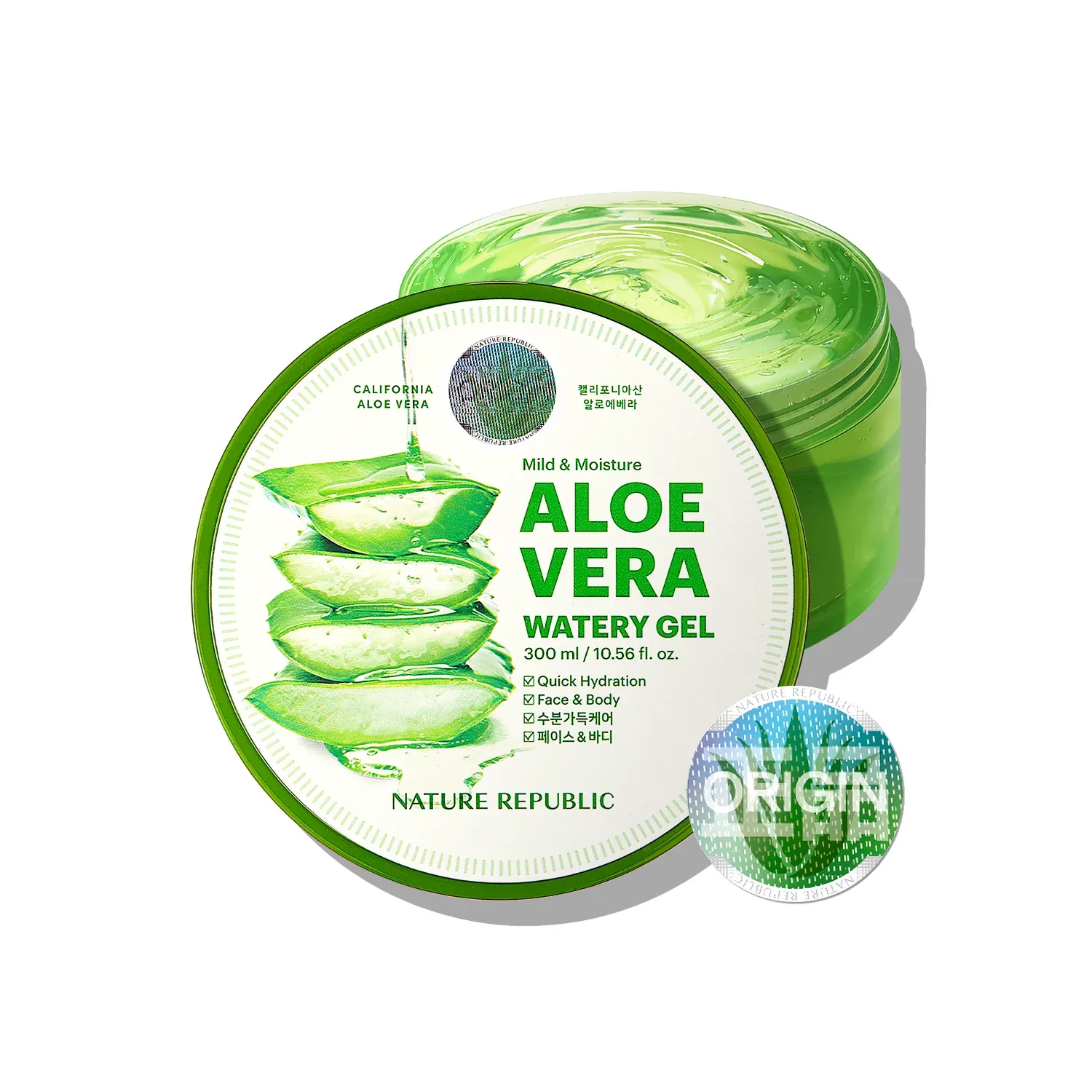 Nature Republic Soothing & Moisture Aloe Vera 92% Soothing Gel 300 ml(ミリリットル)