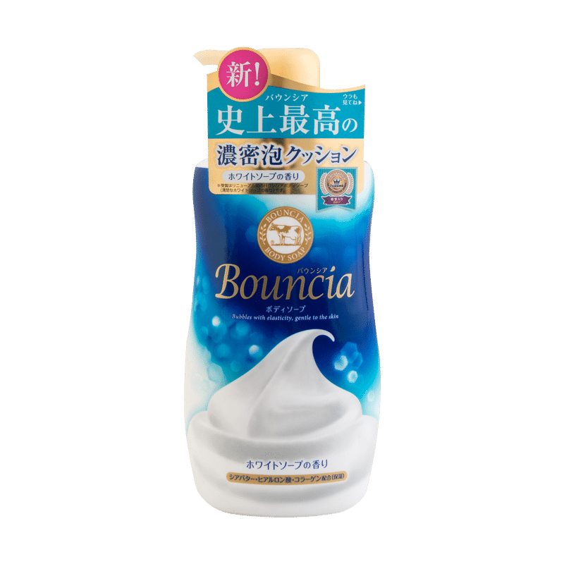 Bouncia Body Soap Milky Floral Scent 480 ml