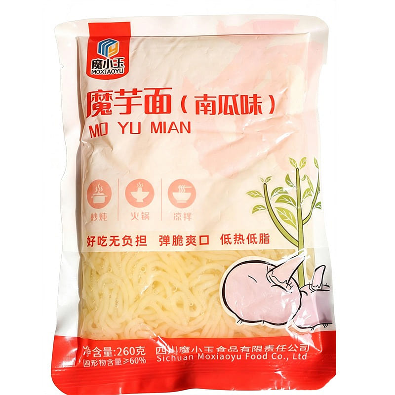MoXiaoyu Konjac Pumpkin Noodles 260g 3 pack