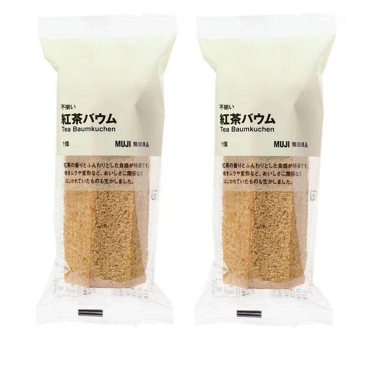 MUJI Irregular Baumkuchen Tea 2pc