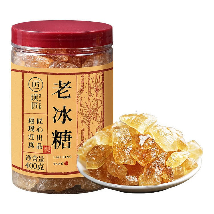 Pujiang handmade yellow rock candy polycrystalline old rock candy 400 g