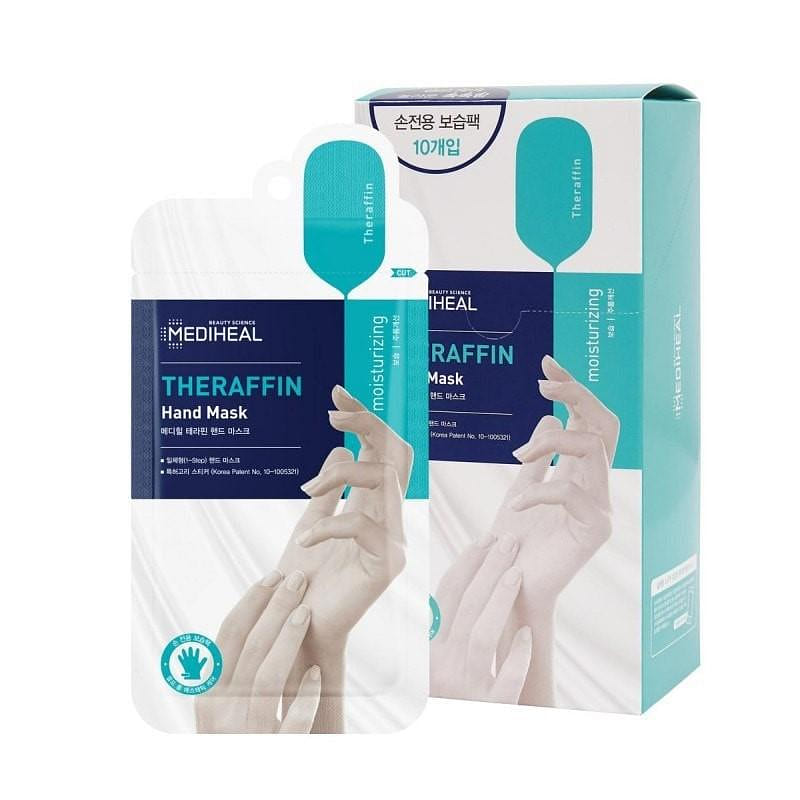 MEDIHEAL Theraffin Hand Mask 10pcs 1 box