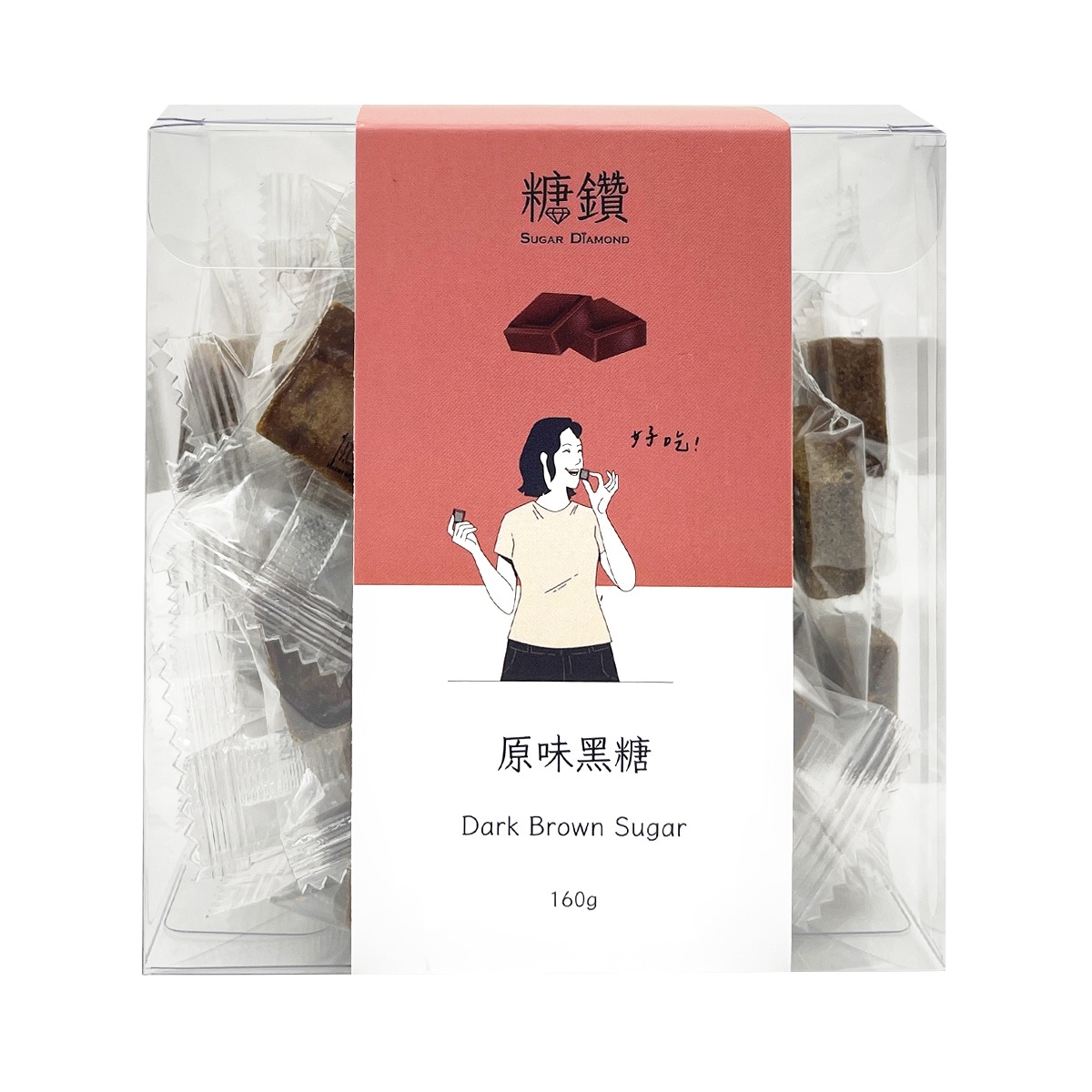 SUGAR DIAMOND Dark Brown Sugar 160 g