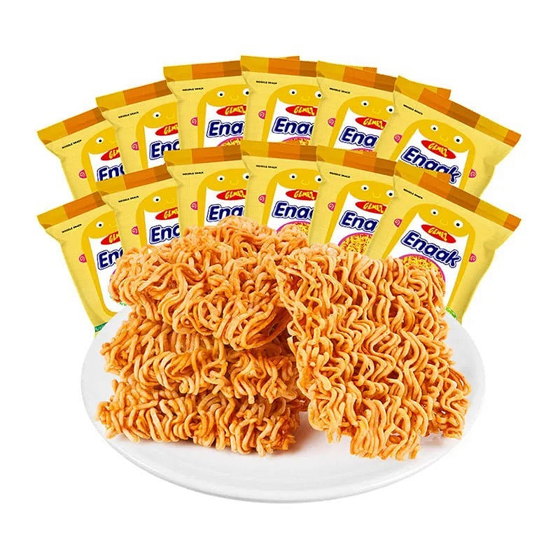 16g*5 packs of nostalgic BBQ-flavored crispy noodl 16 g*5 pack