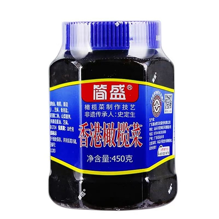 简盛橄榄菜450g*1瓶 1 瓶