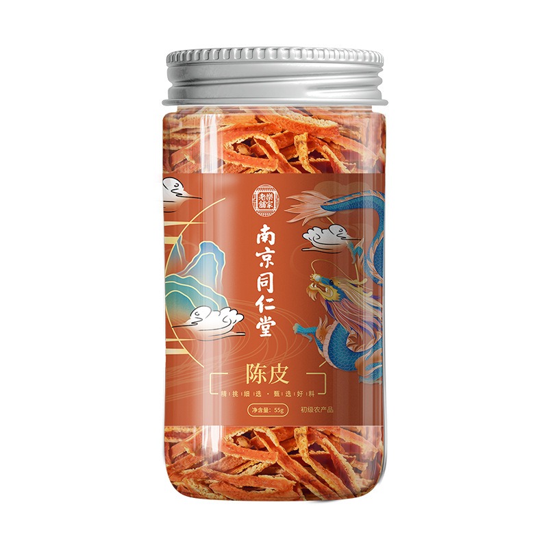 Nanjing Tongrentang Pericarpium Citri Reticulatae 55g/jar 55 g