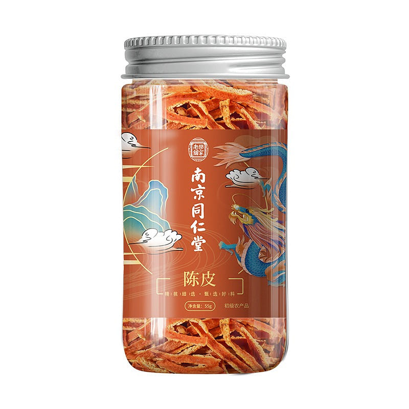 Nanjing Tongrentang Pericarpium Citri Reticulatae 55g/jar 55 g