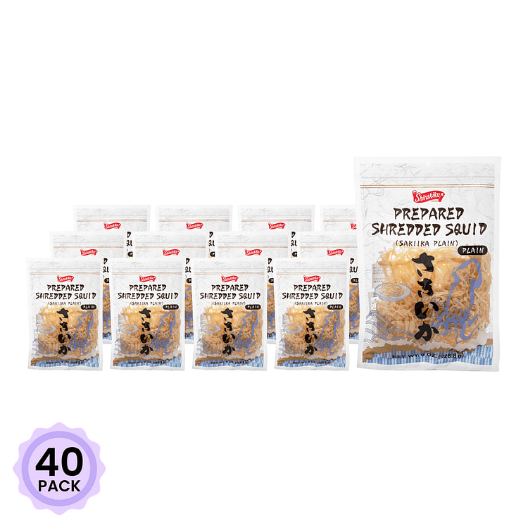 Mực Khô Xé Sợi Shirakiku 226.8 g*40 pack