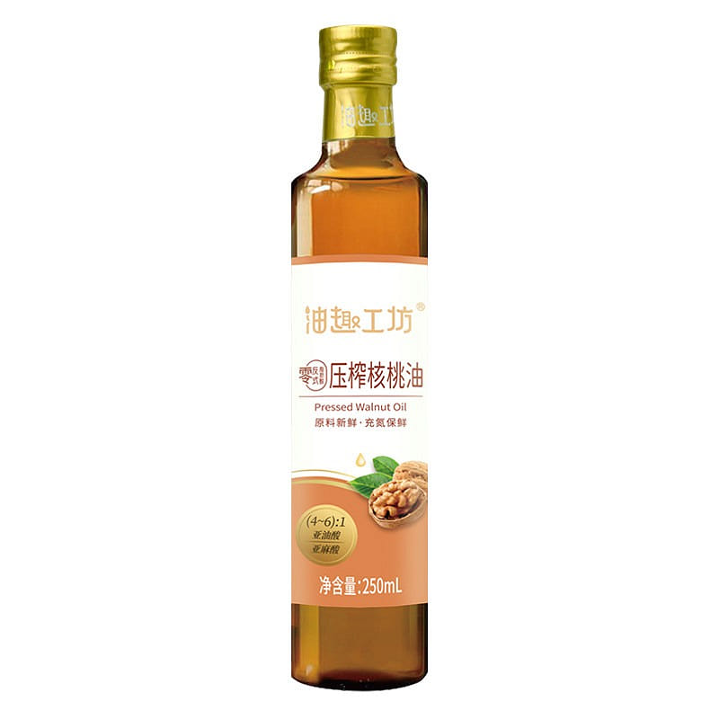 Qiandaoyuan Oil Workshop Pressed Walnut Oil 250ml 250 ml
