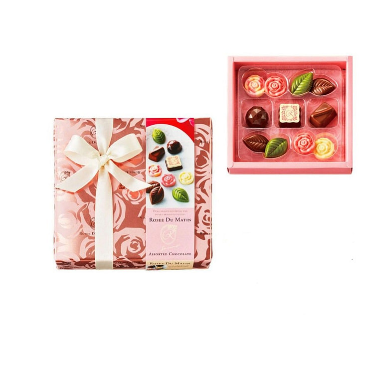 芥川制菓 玫瑰晨曦 巧克力 11个 1 盒