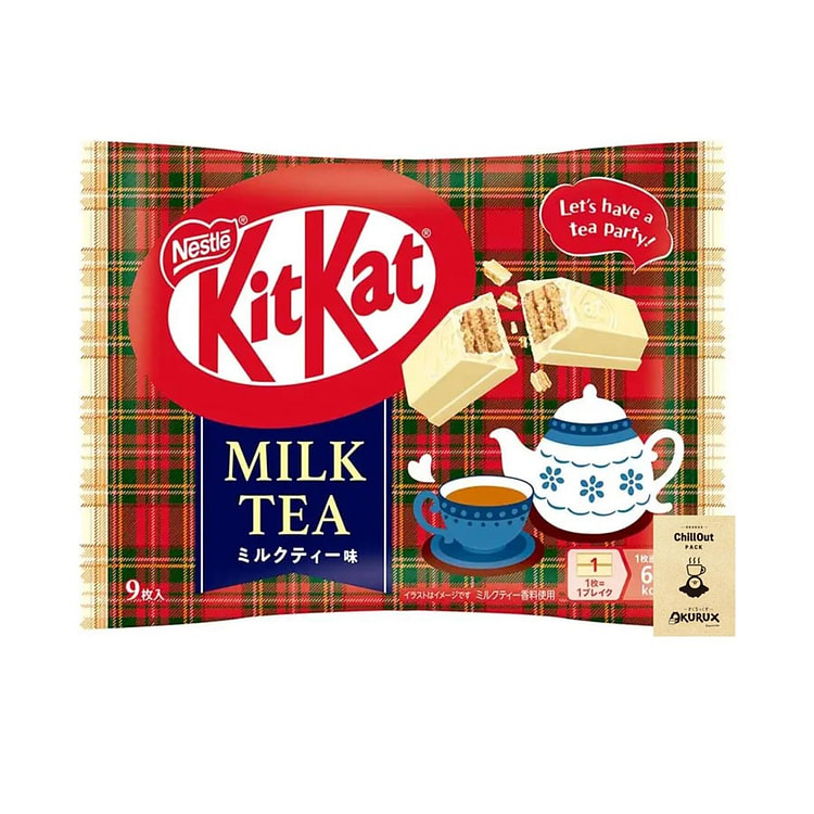 KITKAT  Limited Milk Tea Chocolate  9 Pieces/ 1 each