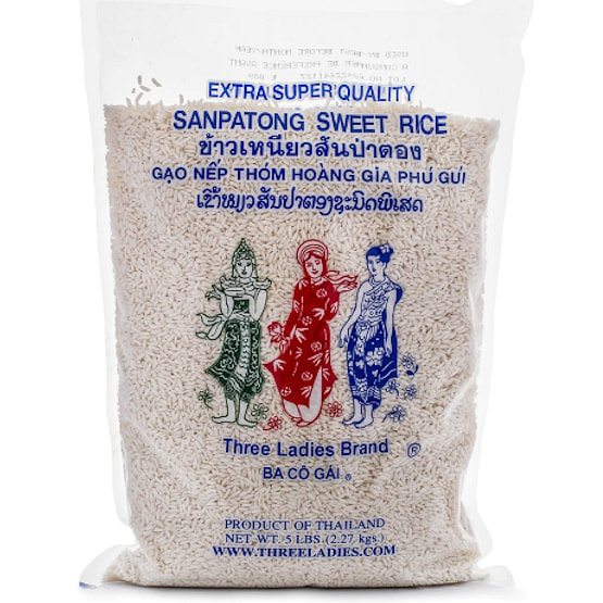 Three Ladies Brand Sweet Rice 5 lb 1 each