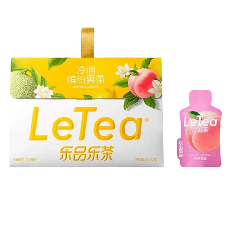 乐品乐茶 冷泡缤纷果茶 0色素0香精 10包