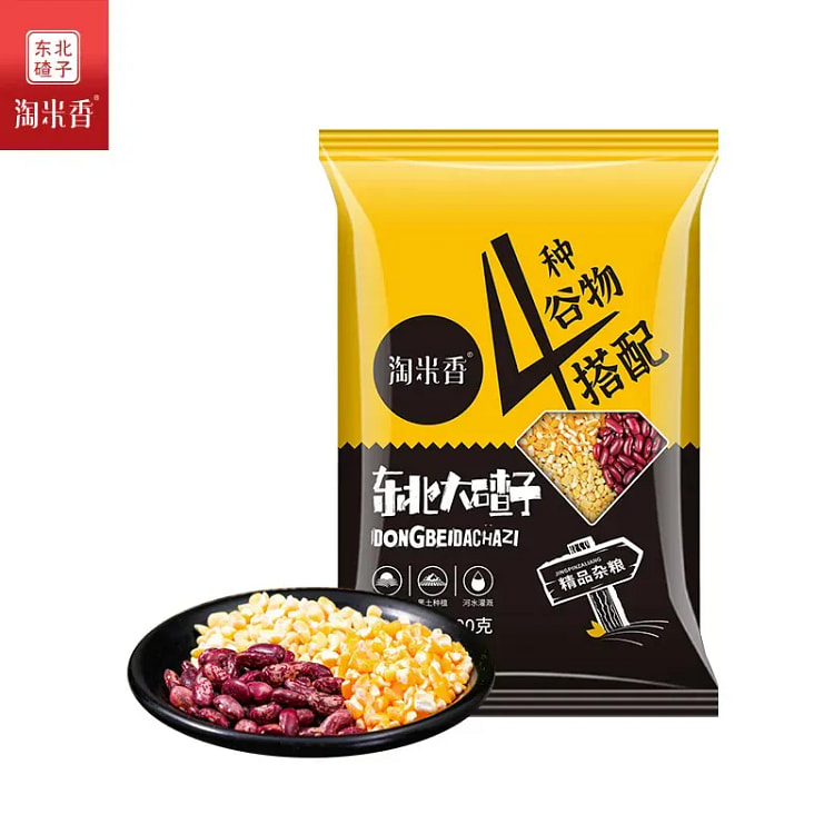 东北大碴子粥组合农家芸豆玉米碴五谷杂粮450g*1 450 克