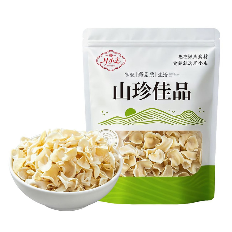 White Jade Ear Dried Fungus 80g 80 g