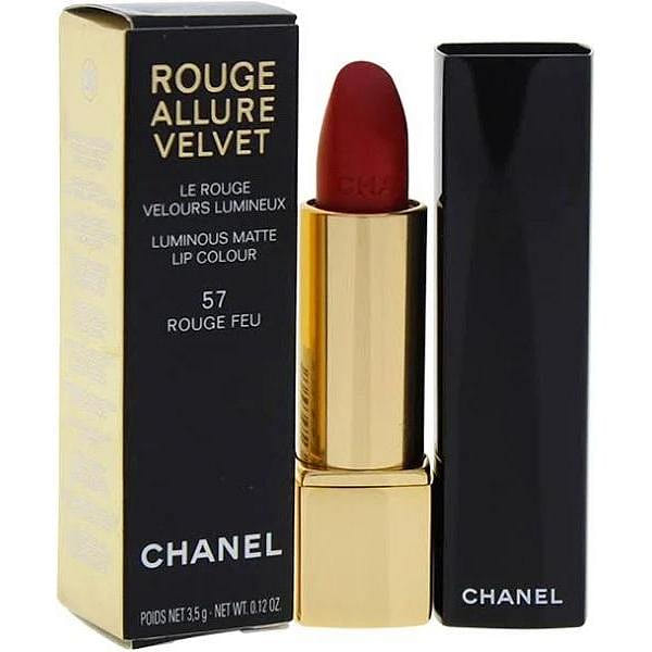 Chanel – Rouge Allure Velvet Luminous Matte Lip Colour #57 Rouge Feu (3.5g)