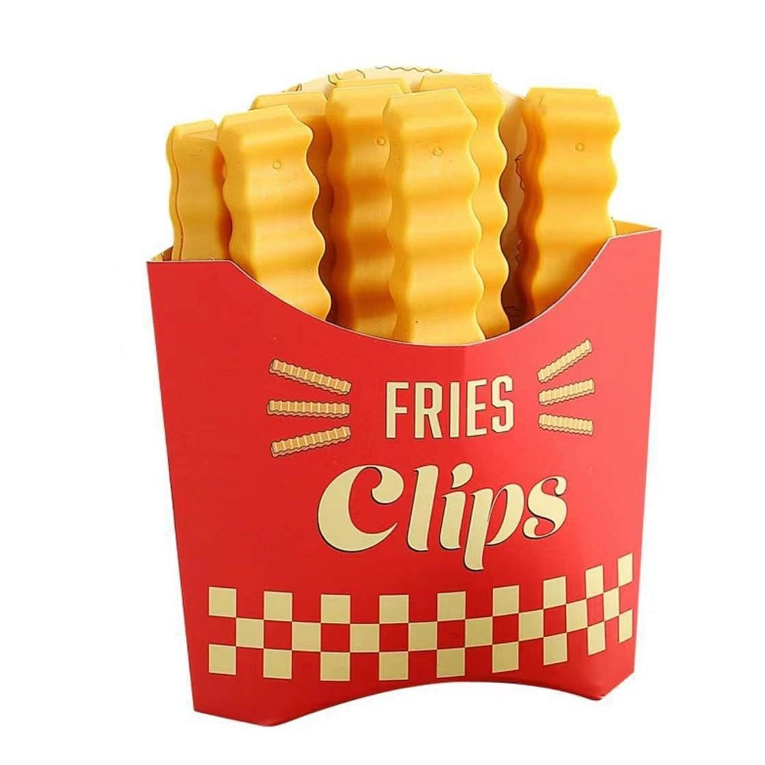 Magnets Curved Design Sealing French Fries Bag Cli 1 count