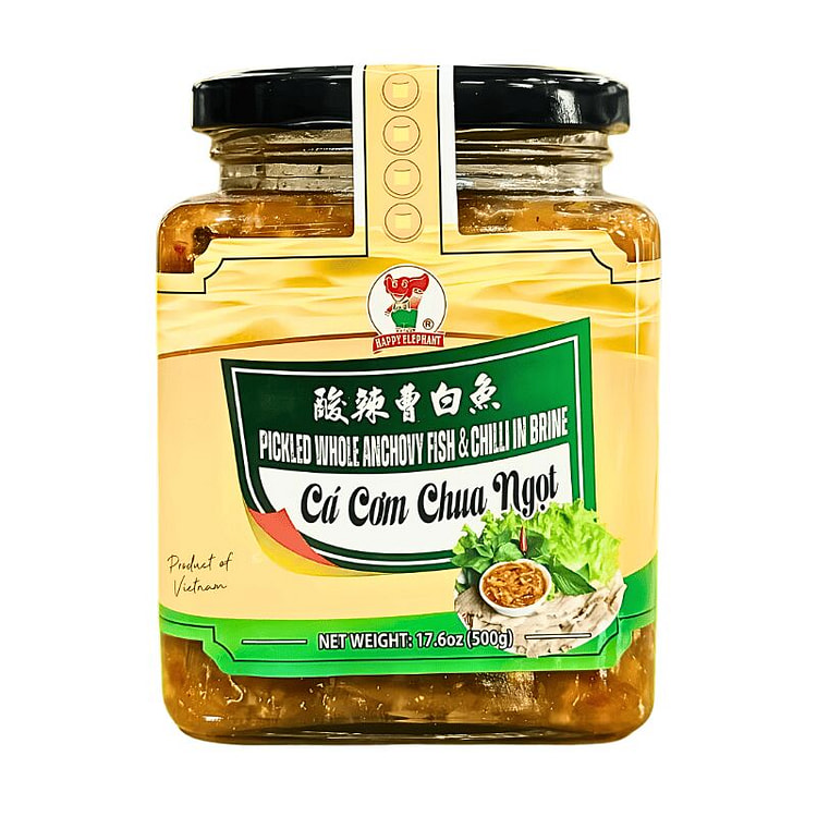 Happy Elephant Pickled Anchovy Chili 17.6oz