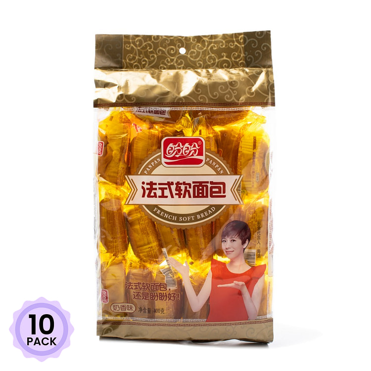 盼盼 法式软面包  奶香味 400 克*10 包