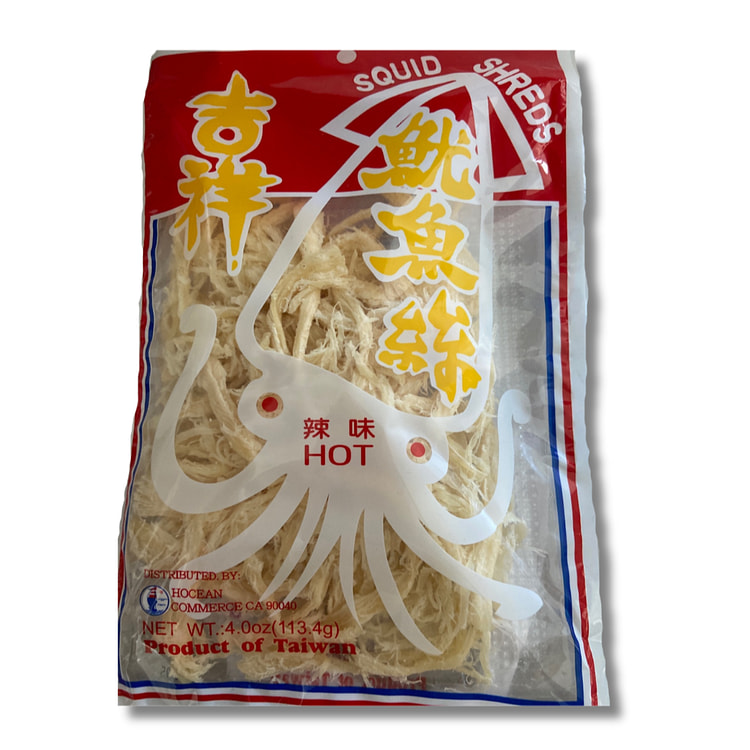 Hocean 鱿鱼丝 (辣) 4oz