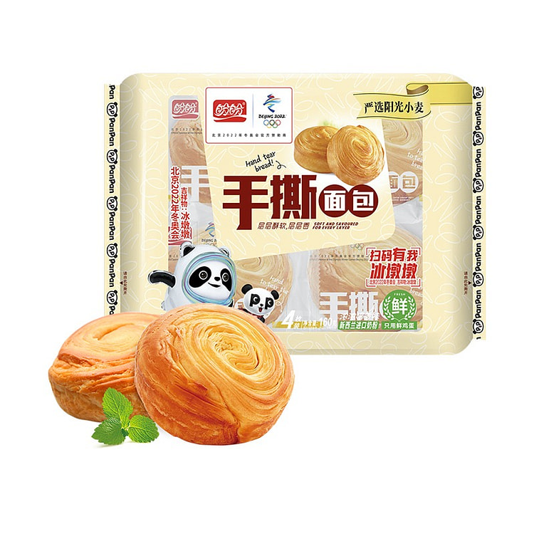GG盼盼手撕面包160g-奶香味