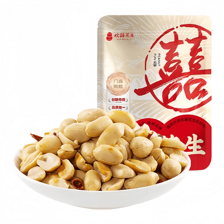 欢囍花生 脱油香辣花生 310g*1袋 310 克