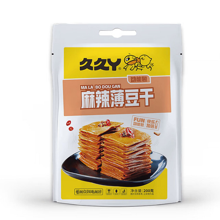 久久丫 麻辣薄豆干 200 克
