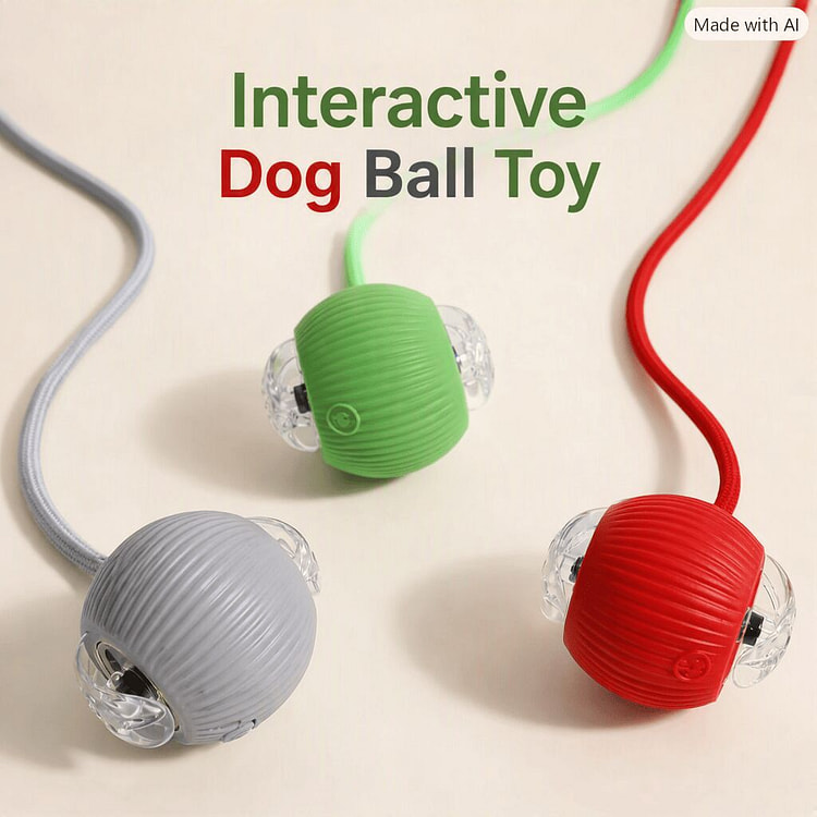 Automatic Rolling Dog Ball 1 each