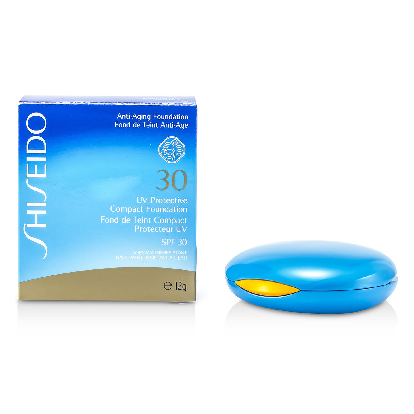 Shiseido UV Protective Compact Foundation SPF 30 (Case+Refill) – # SP40 Medium Ochre 12g/0.42oz 12 g