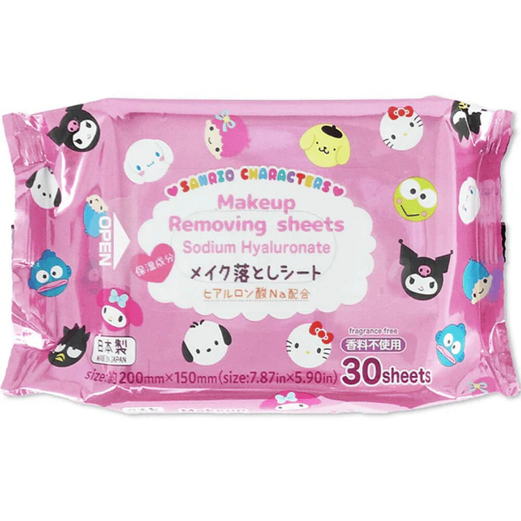Sanrio Sodium Hyaluronate Makeup Removing Sheets