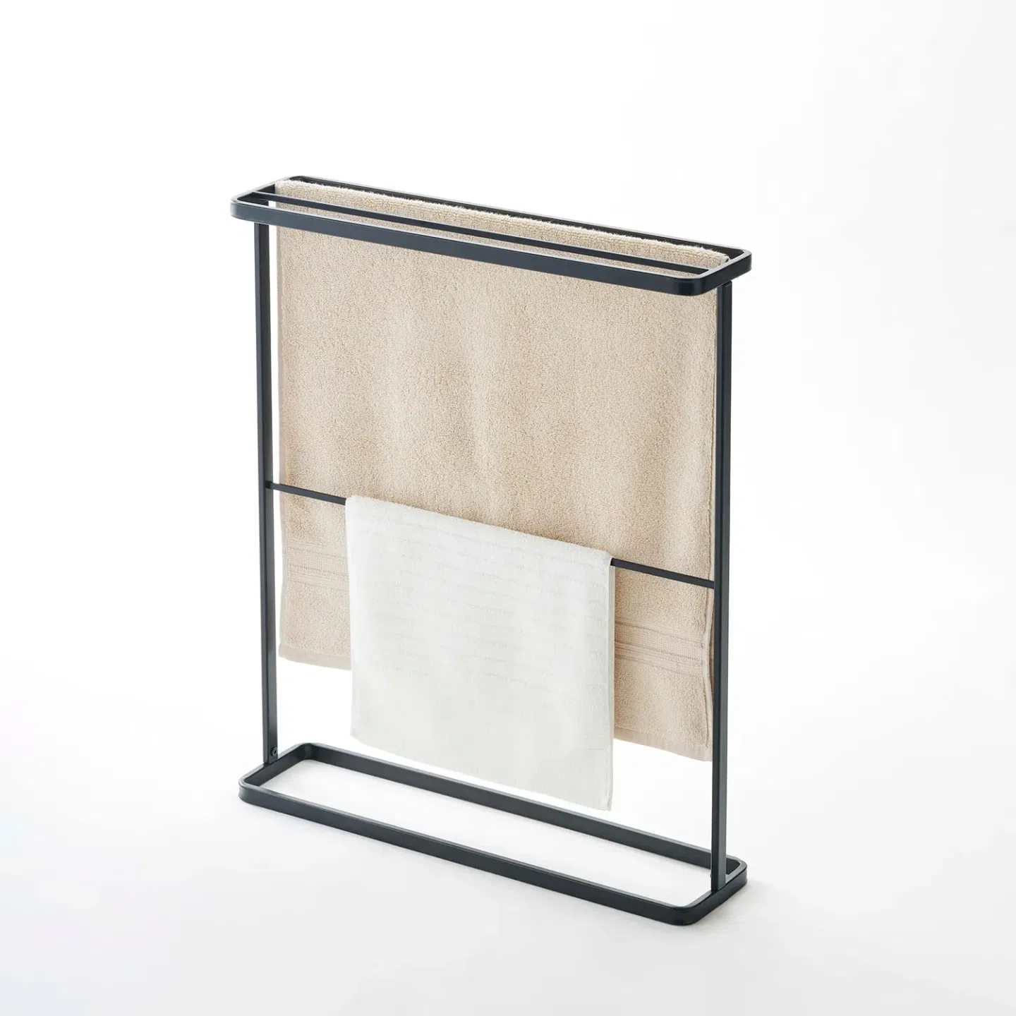 Bath Towel Hanger (30 H) – Steel Black 1 each