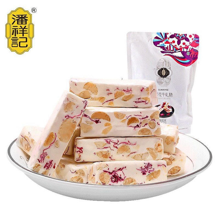 潘祥记鲜花牛轧糖 解馋小零食 糕点小吃 1袋 220 克