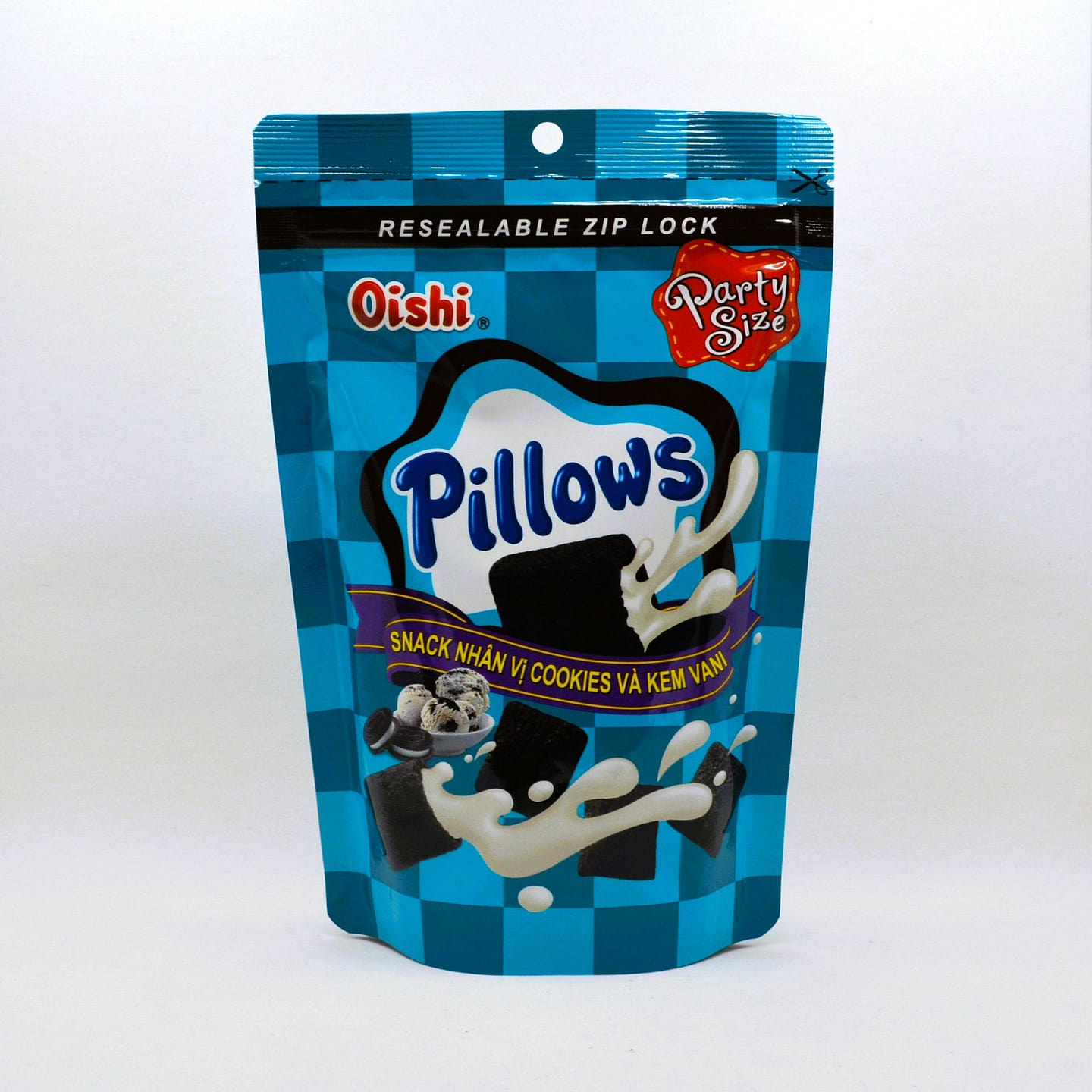 Oishi Cookies & Cream Pillows 2.8 oz