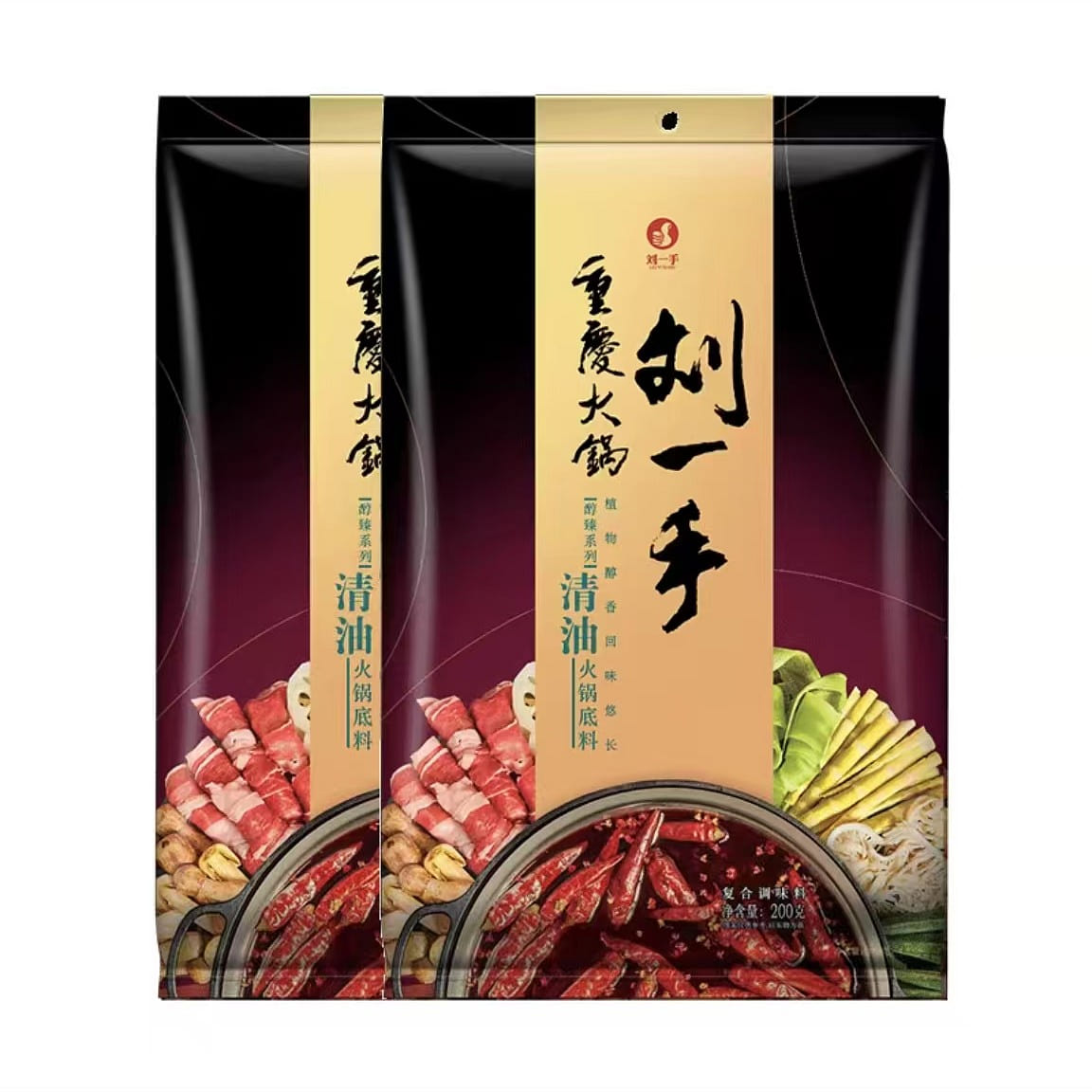 Liu Yishou clear oil hot pot base [slightly spicy] 200 g