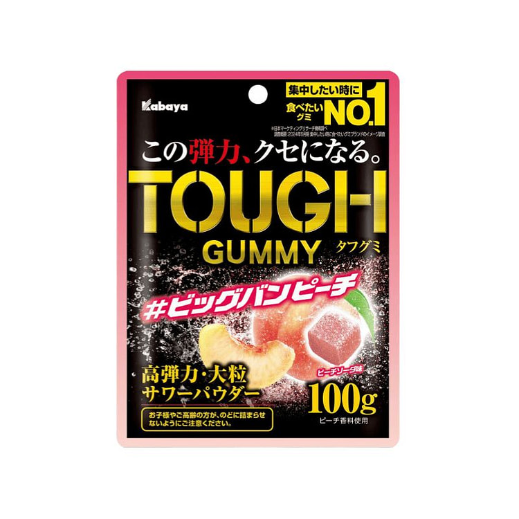 KABAYA 超韧软糖 劲爆桃子味 100g