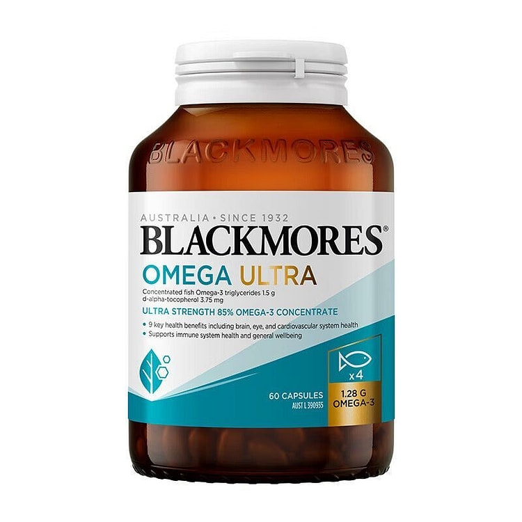 澳佳宝Blackmores至臻金粹鱼油高浓度60粒 1 瓶