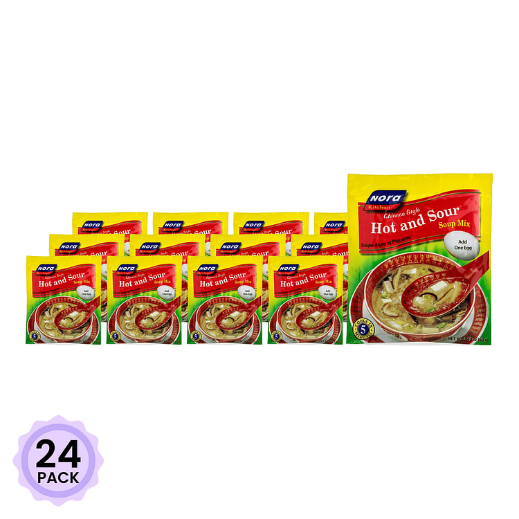 Nora Chinese Style Hot and Sour Soup Mix 60 g*24 pack