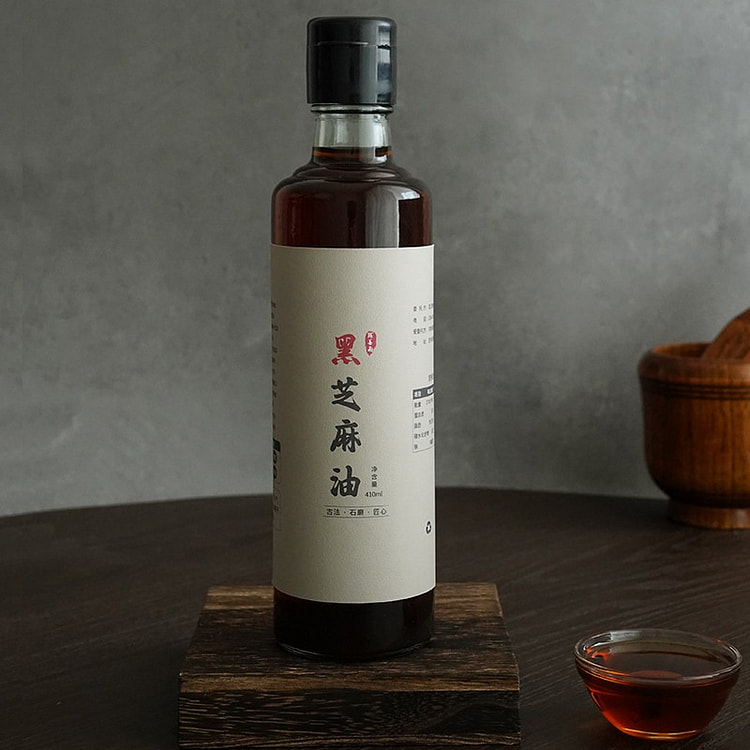 古法 黑芝麻油 非遗技巧 古法水代法 410 毫升
