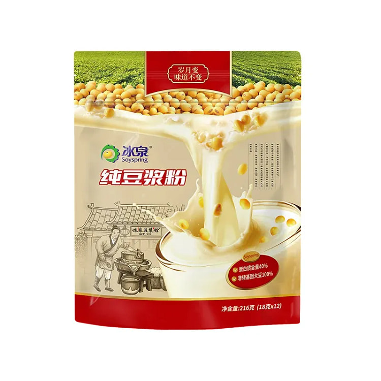 Bingquan Pure Soy Milk Powder 216g 216 g