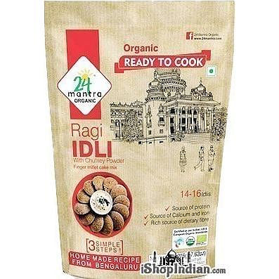 24 Mantra Organic Ragi Idli Mix, 7.62 oz pack 7.62 oz