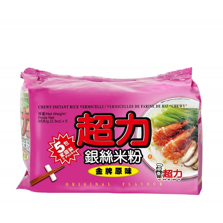 超力牌* 原味劲道即食米粉 ( 5 包 )