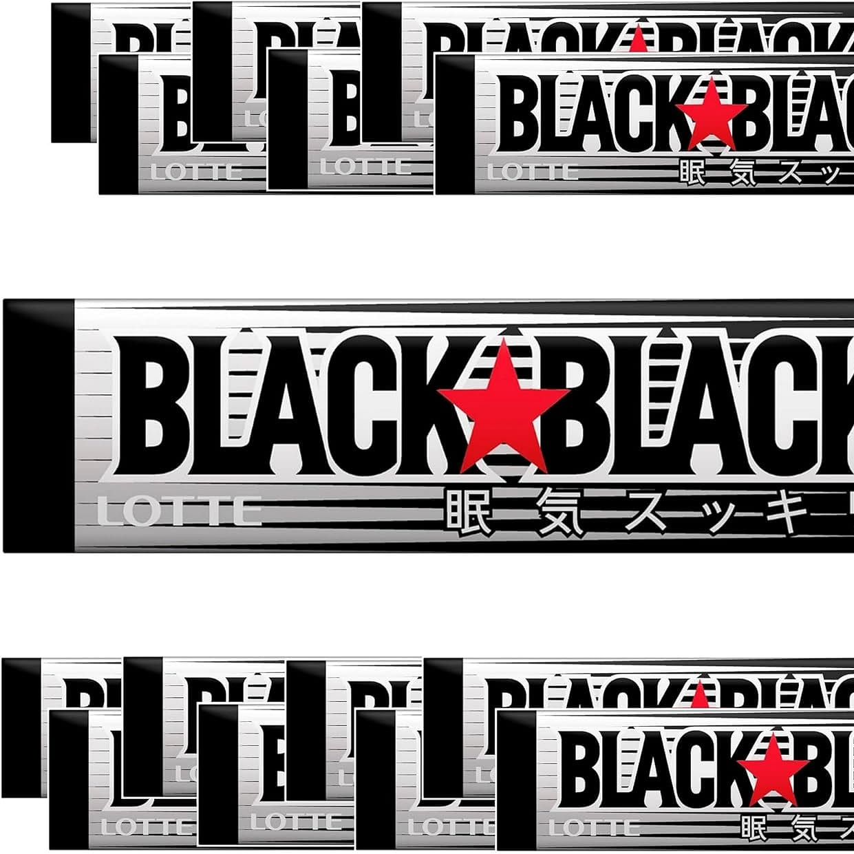 Lotte Black Black Gum 9 pieces 15 Pack 1 count