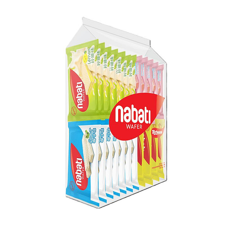 纳宝帝 丽芝士 彩虹多口味威化饼（25g*23) 575 克